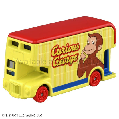 Curious George Friend Bus, Dream Tomica SP diecast model car