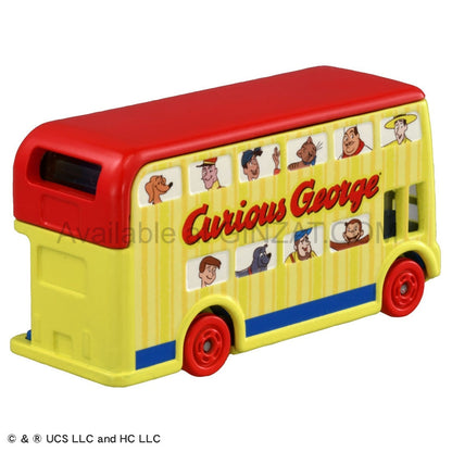 Curious George Friend Bus, Dream Tomica SP diecast model car