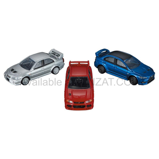 Mitsubishi Lancer Evolution, Tomica Premium 3 Models Collection Set