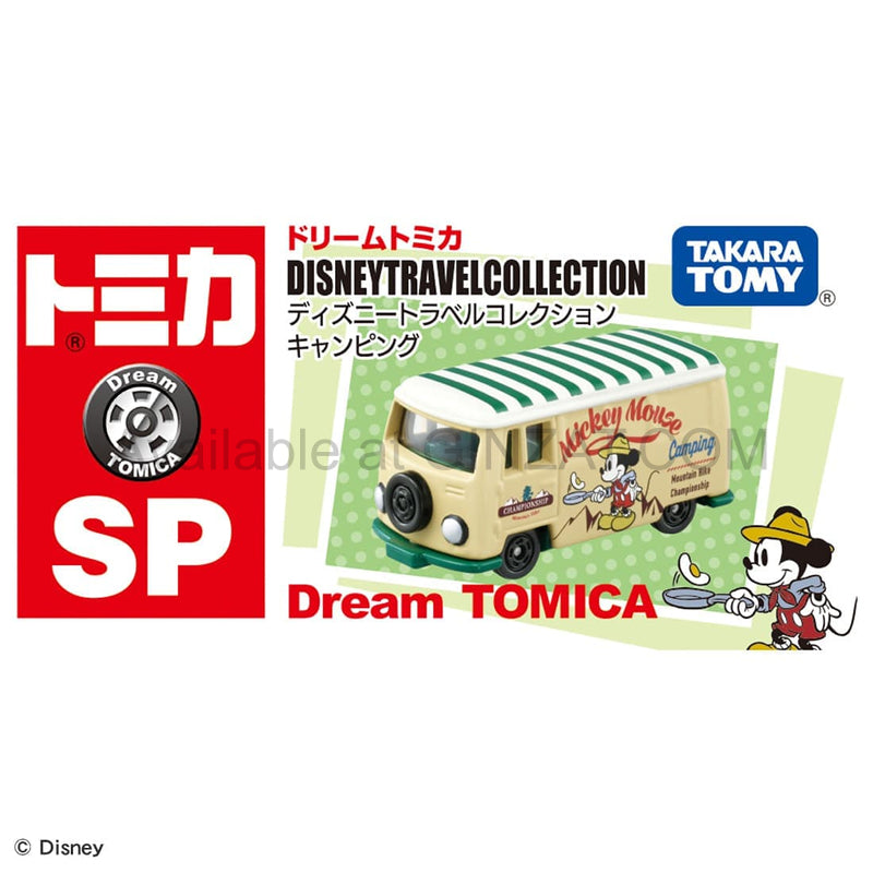 Disney Travel Collection Camping, Dream Tomica SP diecast model car