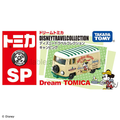 Disney Travel Collection Camping, Dream Tomica SP diecast model car