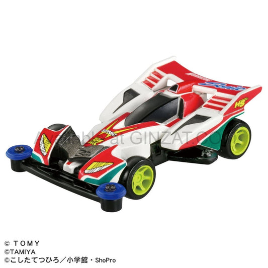 Bakusou Brothers Let's & Go!! Mini 4WD Hurricane Sonic, Tomica Premium Unlimited diecast model car