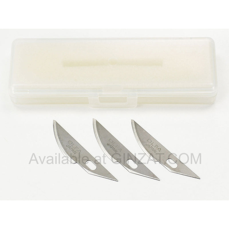 TAMIYA MODELER'S KNIFE PRO REPLACEMENT BLADE (CURVED, 3PCS.) Item No:74100