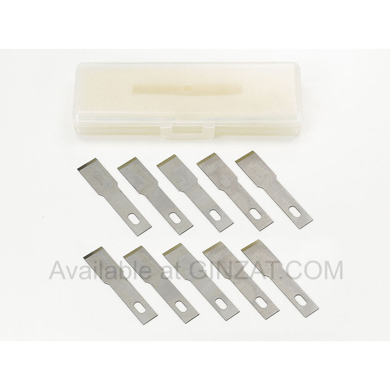 TAMIYA MODELER'S KNIFE PRO REPLACEMENT BLADE (CHISEL, 10PCS.) Item No:74101