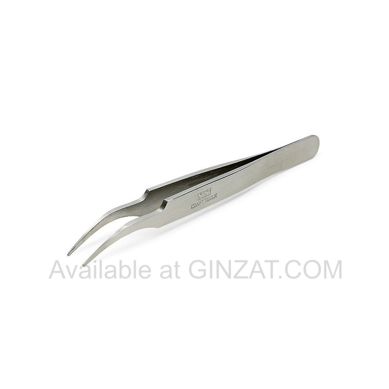 TAMIYA HG ANGLED TWEEZERS (ROUND TIP) Item No:74108