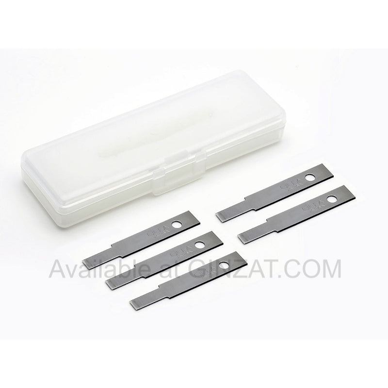 TAMIYA MODELER'S KNIFE PRO REPLACEMENT BLADE (NARROW CHISEL, 5PCS.) Item No:74159