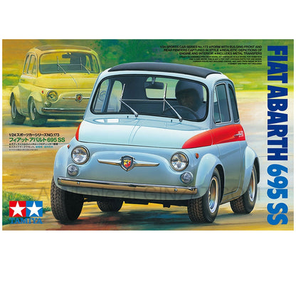 FIAT ABARTH 695 SS, Tamiya Plastic Model Kit (Scale 1/24)