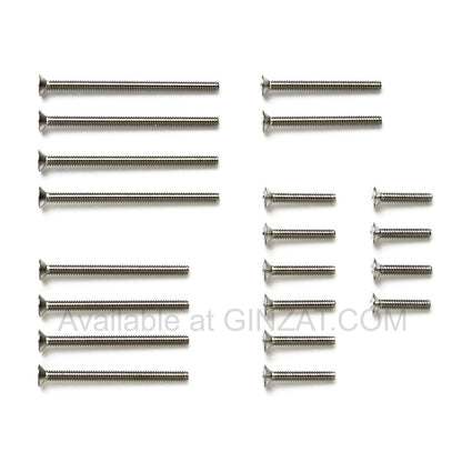 Tamiya Mini 4WD Upgrade Parts STAINLESS STEEL COUNTERSUNK SCREW SET (10/12/20/25/30mm)