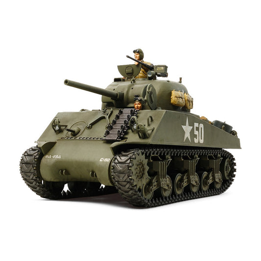 Tamiya 1/35 Scale U.S. Medium Tank M4A3 Sherman (W/Single Motor)