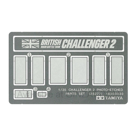 Tamiya 1/35 Scale Challenger 2 Photo-Etched Parts Set