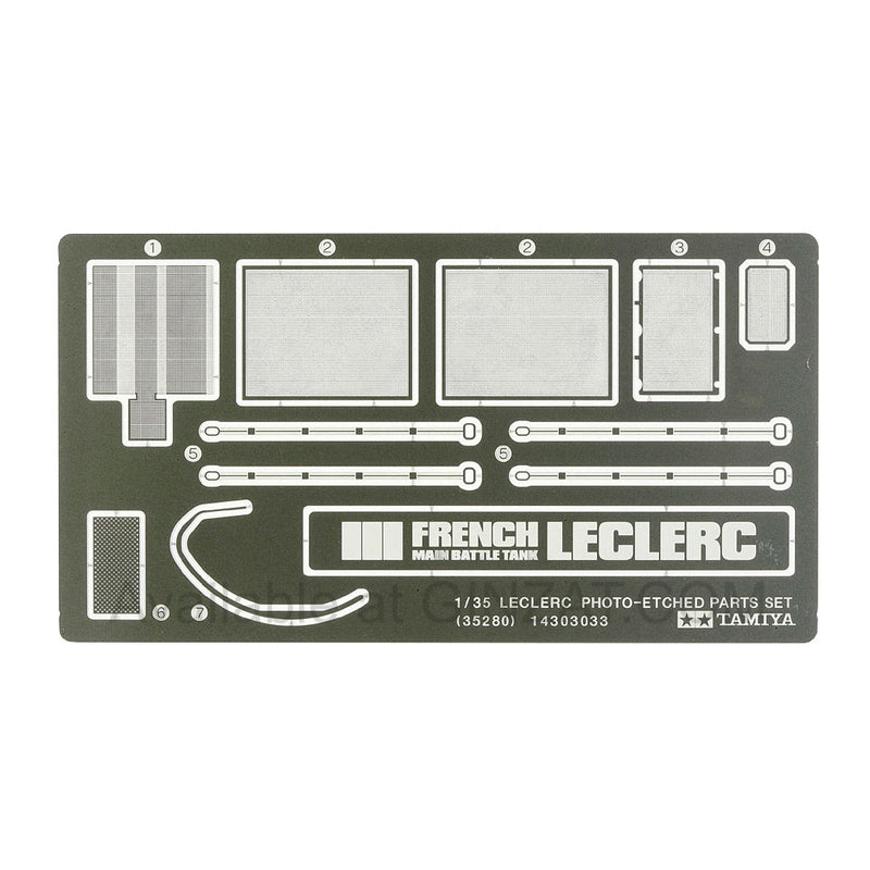 Tamiya 1/35 Scale French Main Battle Tank Leclerc Photo-Etched Parts Set