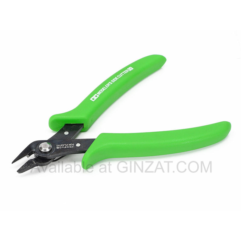 TAMIYA MODELER'S SIDE CUTTER α (FLUORESCENT GREEN) Item No:69940