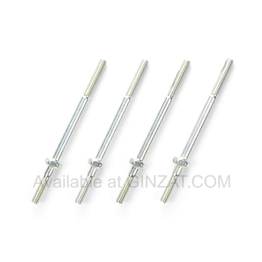 Tamiya Mini 4WD AO Parts 2x38mm THREADED SHAFT (4PCS.)