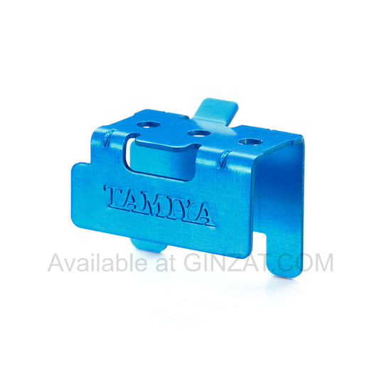 Tamiya ALUMINUM MOTOR SUPPORT (BLUE) MINI 4WD STATION