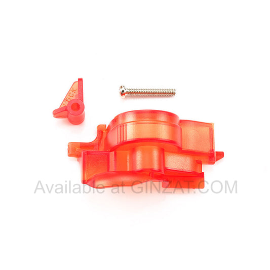 Tamiya SUPER-II EASY LOCKING GEAR COVER (CLEAR RED) MINI 4WD STATION