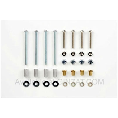 Tamiya Mini 4WD AO Parts AO-1007 2mm Long Screws & Lock Nut Set