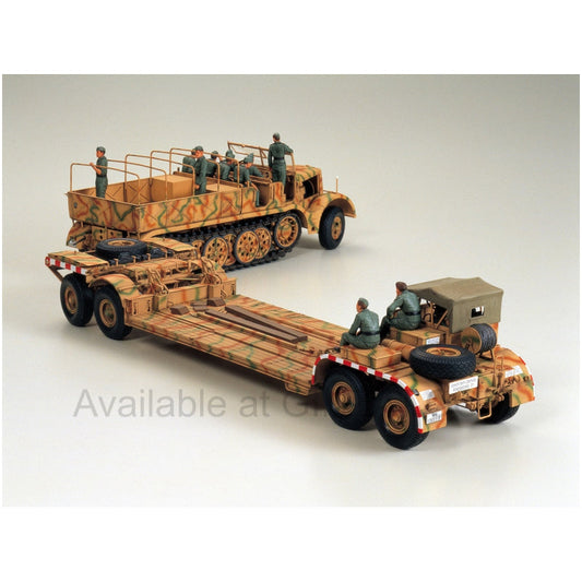 Tamiya 1/35 Scale German 18 Ton Heavy Half-Track "Famo" And Tank Transporter Sd.Ah.116