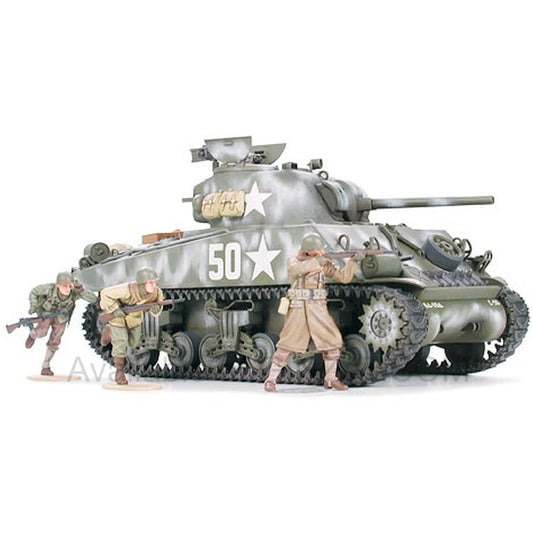 Tamiya 1/35 Scale U. S. Medium Tank M4A3 Sherman 75Mm Gun Late Production (Frontline Breakthrough)