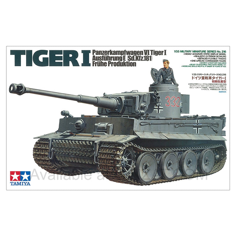 Tamiya 1/35 Scale German Tiger I Early Production