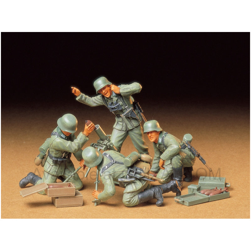 Tamiya 1/35 Scale German Infantry Mortar Team