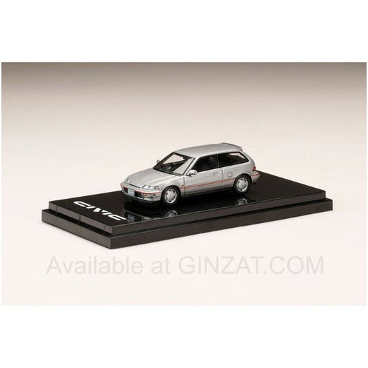 Honda Civic (EF9) SiR II Gray Metallic, Hobby Japan diecast model car