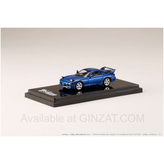 Efini RX-7 FD3S A-Spec Innocent Blue Mica, Hobby Japan diecast model car