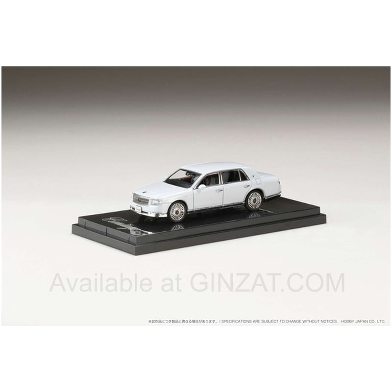 Toyota Century (UWG60) Pearl White (Custom Color), Hobby Japan diecast model car