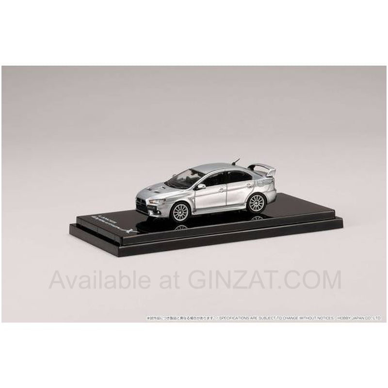 Mitsubishi Lancer Evolution 10 Cool Silver Metallic, Hobby Japan diecast model car