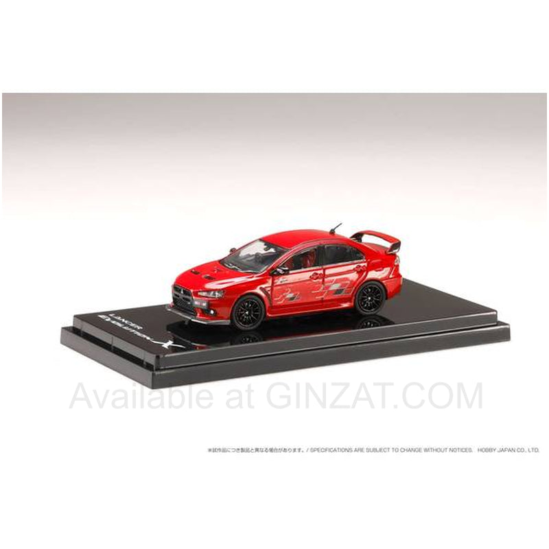 Mitsubishi Lancer Evolution X Ralliart Red Metallic, Hobby Japan diecast model car