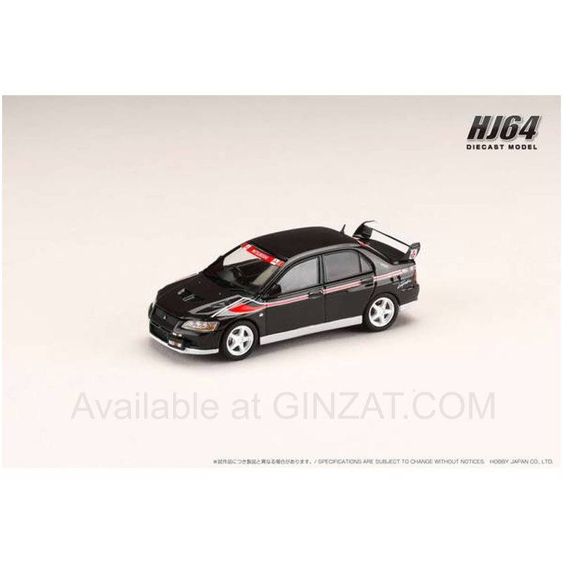 Mitsubishi Lancer GSR Evolution 7 Rally Style Version Amethyst Black Pearl, Hobby Japan diecast model car