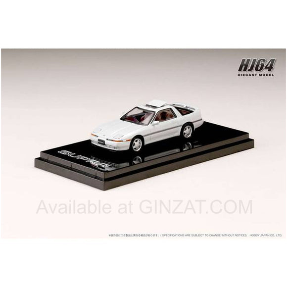 Toyota Supra (A70) 2.5GT Twin Turbo Limited Super White Pearl Mica Option Rear Window Sticker w/Outer Sliding Sunroof Parts, Hobby Japan diecast model car