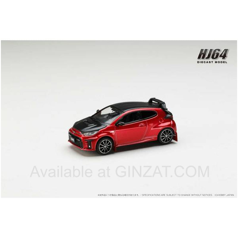 Toyota GRMN YARIS Rally Package Emotional Red II w/GR Parts, Hobby Japan diecast model car