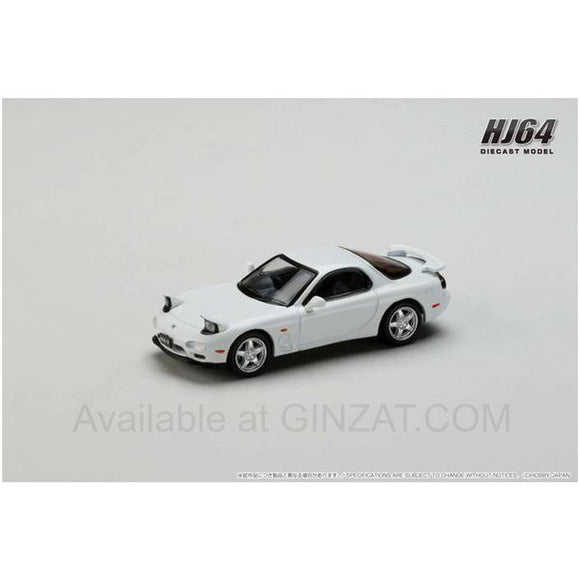 Infini RX-7 (FD3S) TYPE RS Pure White, Hobby Japan diecast model car