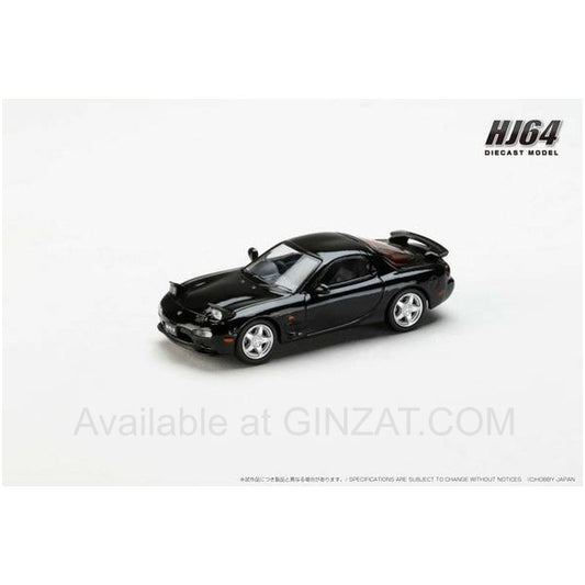 Infini RX-7 (FD3S) TYPE RS Brilliant Black, Hobby Japan diecast model car