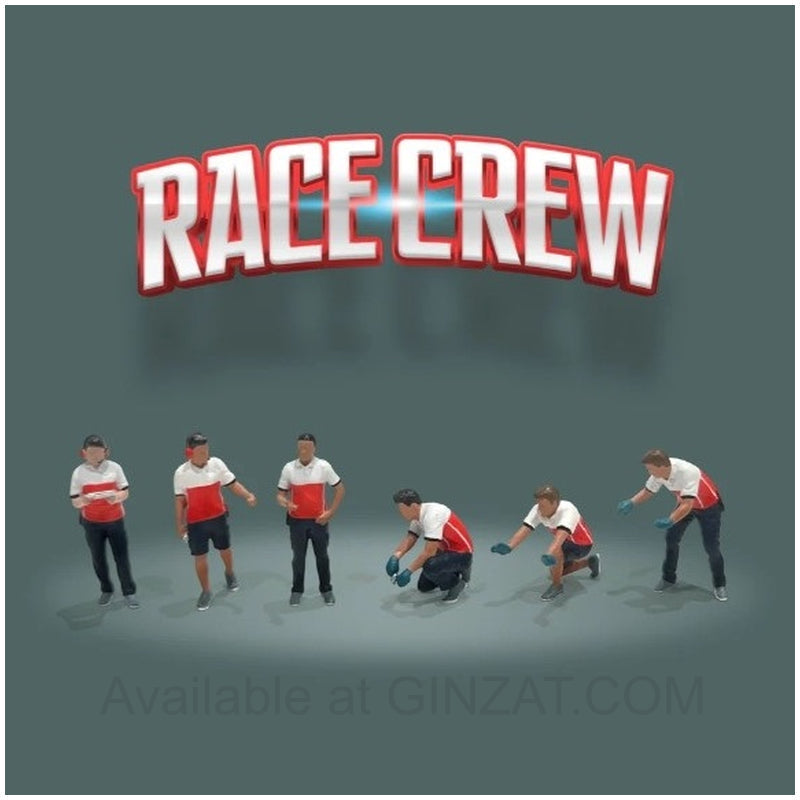 Race Crew, American Diorama Figures Set 1/64