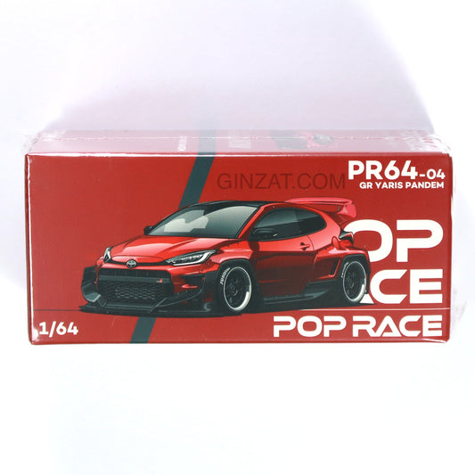 Pandem (Toyota) GR Yaris RED, POP Race diecast model car