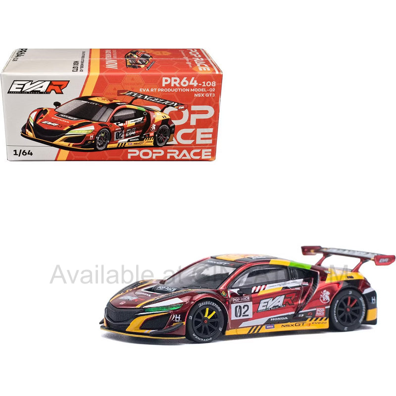 EVA RT Production Model-02 NSX GT3, POP Race diecast model car