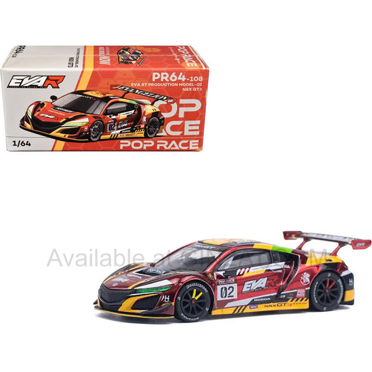 EVA RT Production Model-02 NSX GT3, POP Race diecast model car