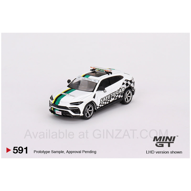 Lamborghini Urus 2022 Macau GP Official Safety Car, Mini GT No. 591 diecast model car