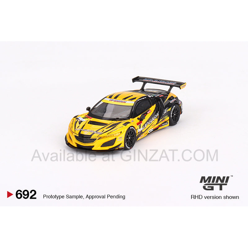 Honda NSX GT3 EVO22 #18 "Upgrade NSX GT3" Team Upgrade 2023 Super GT Series, Mini GT No.692 diecast model car