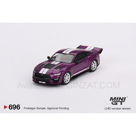 Shelby GT500 Dragon Snake Concept Fuchsia Metallic, Mini GT No. 696 diecast model car