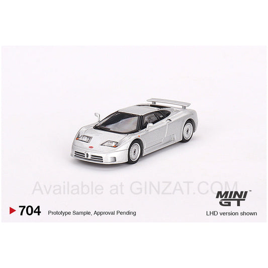 Bugatti EB110 GT Grigio Chiaro, Mini GT No. 704 diecast model car