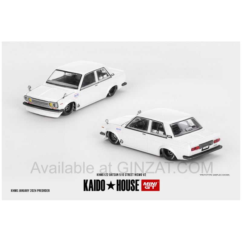 Datsun 510 Street NISMO V2, Mini GT x Kaido House No. 122 diecast model car