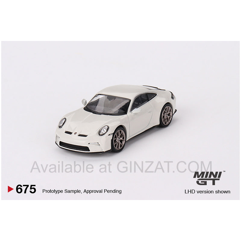 Porsche 911 (992) GT3 Touring Crayon, Mini GT No. 675 diecast model car