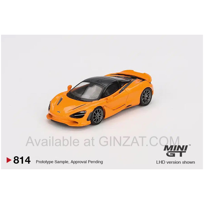 McLaren 750S McLaren Orange, Mini Gt No. 814 diecast model car