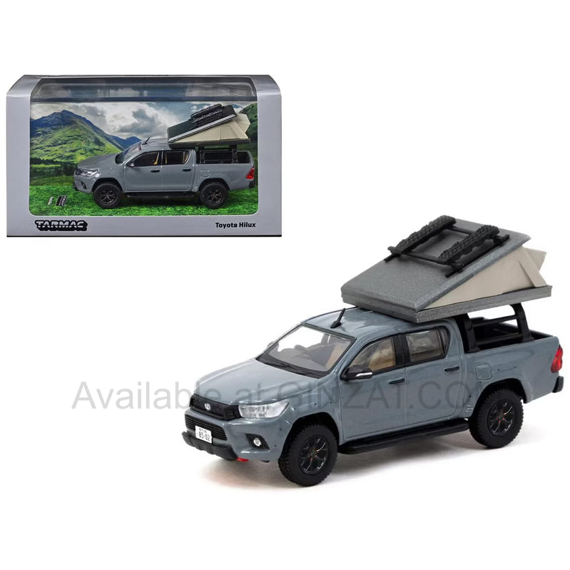 Toyota Hilux Grey, INNO64 diecast model car