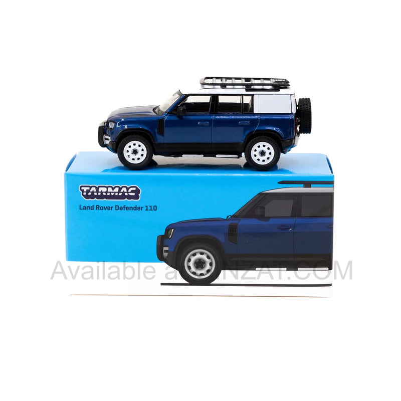 Land Rover Defender 110 Blue, Tarmac Works diecst model car