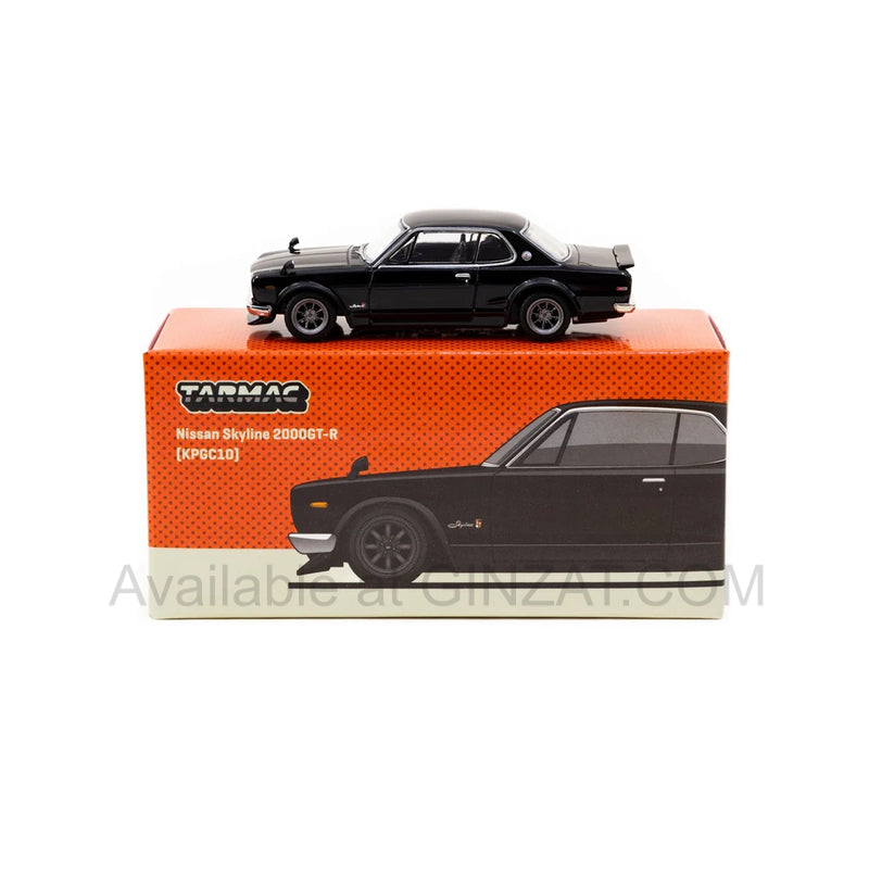 Nissan Skyline 2000 GT-R (KPGC10) Black, Tarmac Works diecst model car