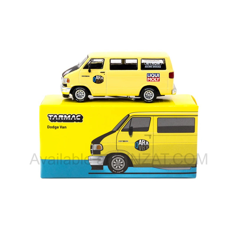 Dodge Van Yellow, Tarmac Works diecst model car