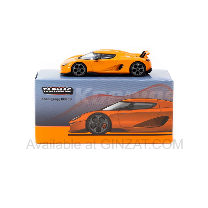 Koenigsegg CC850 Orange, Tarmac Works diecast model car